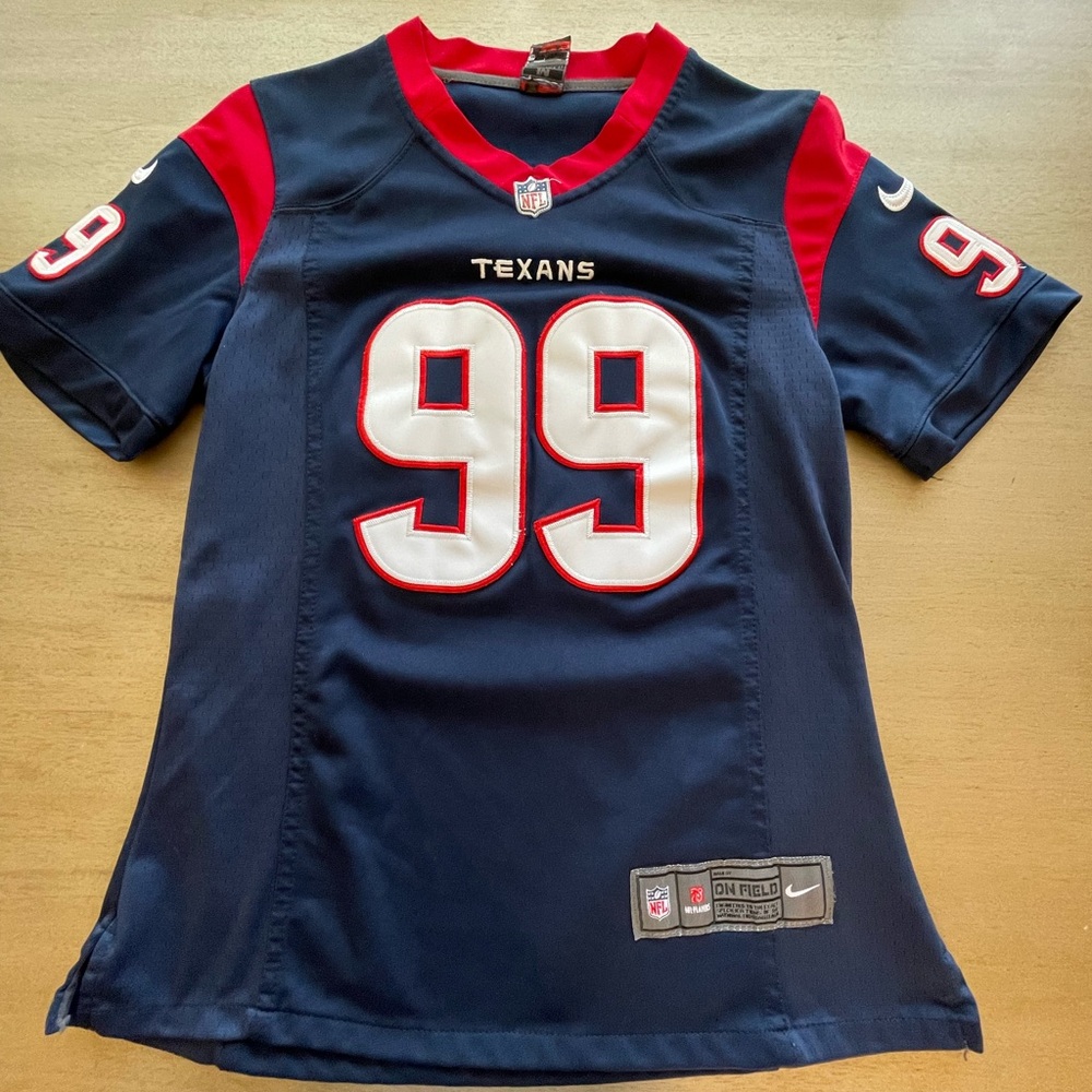 NFL Kids JJ Watt #99 Texans Navy and Red Jersey